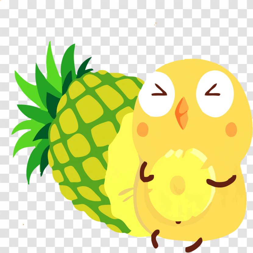 Pineapple Chicken Illustration - Grass - And Transparent PNG