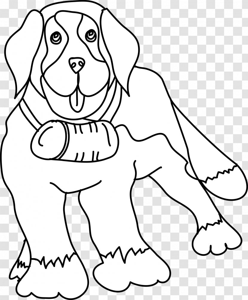 St. Bernard Dachshund Drawing Clip Art - Heart - Dog Cartoon Transparent PNG