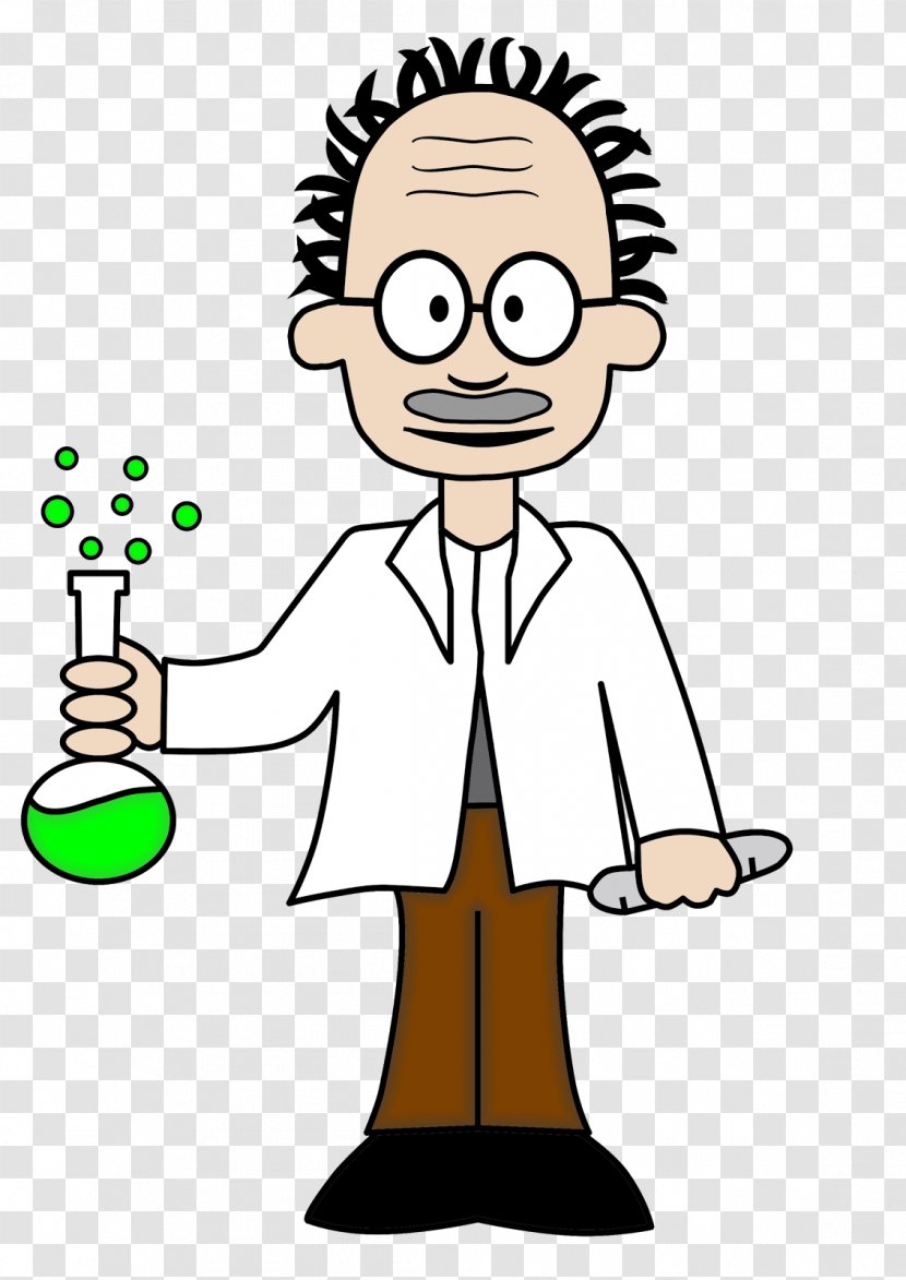 Cartoon Scientist Science Drawing Clip Art - Facial Expression - Scientists Transparent PNG