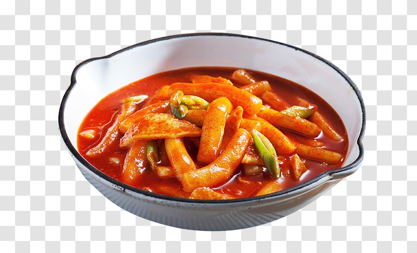Tteok-bokki Jjolmyeon Mandu Jajangmyeon - Rice Cake - Spicy Fried With Soup Transparent PNG