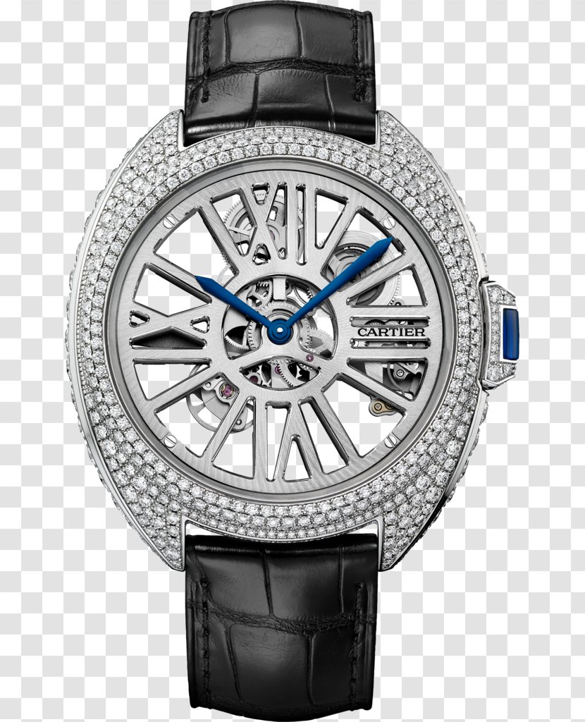 Automatic Watch Cartier Skeleton Jewellery - Horology Transparent PNG