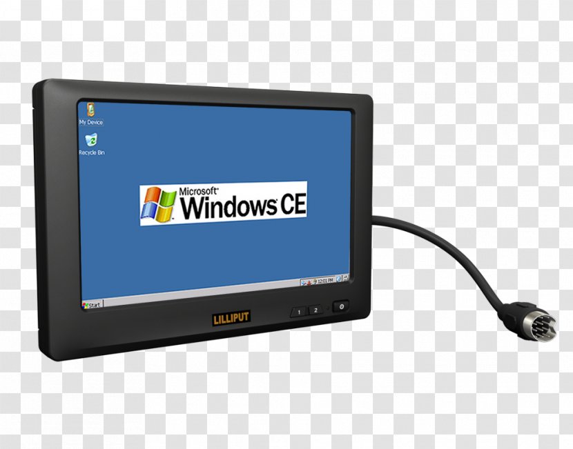 Display Device Windows Embedded Compact 7 System Electronics - Mobile Terminal Transparent PNG