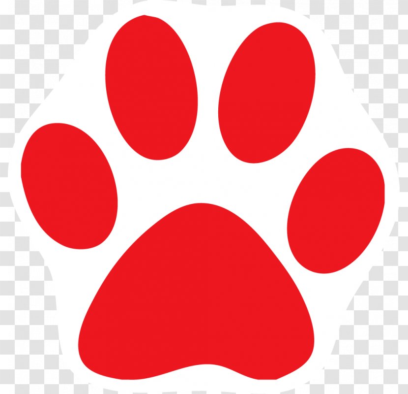 Dog Wildcat Paw Clip Art - Logo - Red Cat Cliparts Transparent PNG