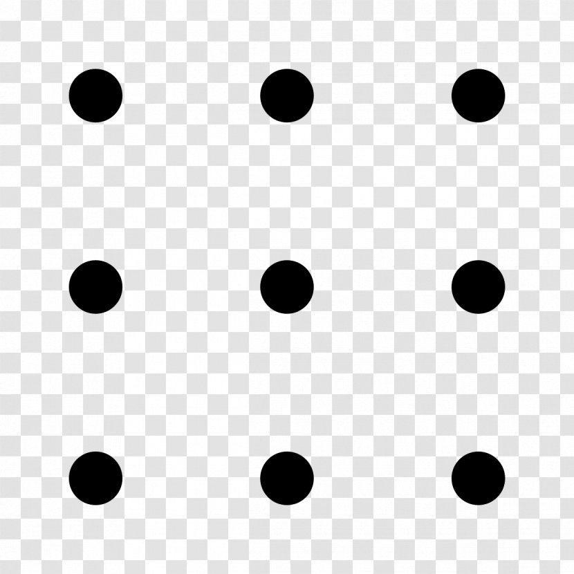 Think Outside The Box Connect Dots Puzzle - Point Transparent PNG
