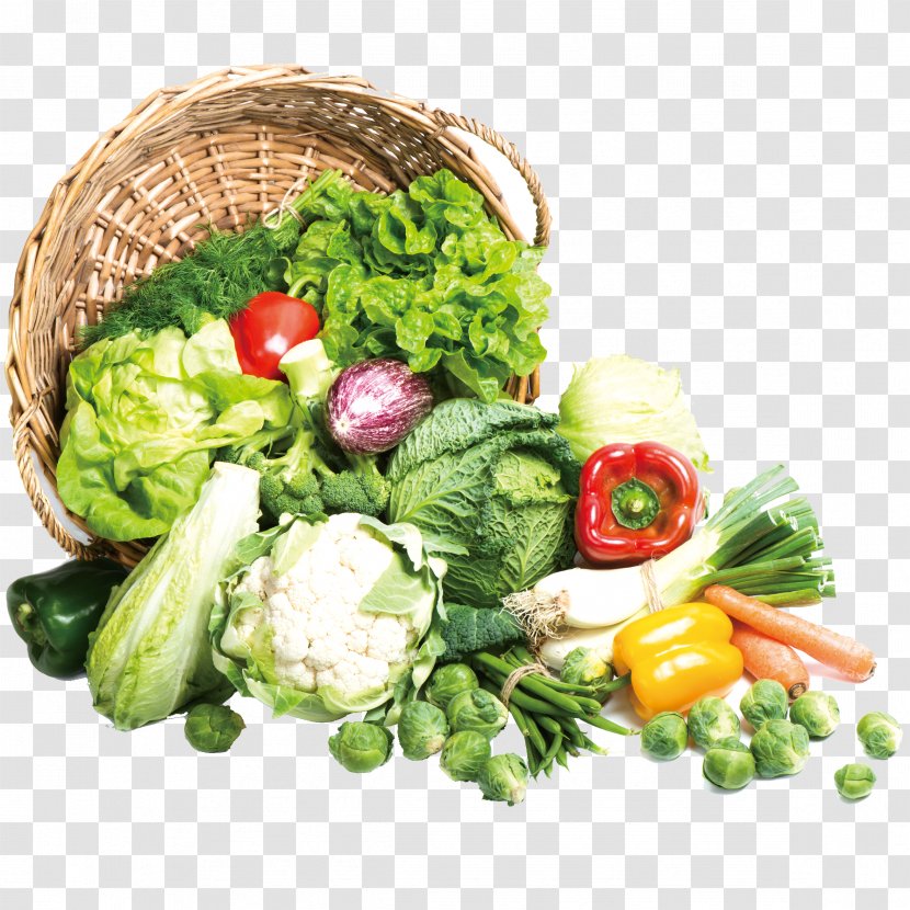 Vegetable Broccoli Food Napa Cabbage Chinese - Silhouette - Free Organic Vegetables Buckle Material Transparent PNG