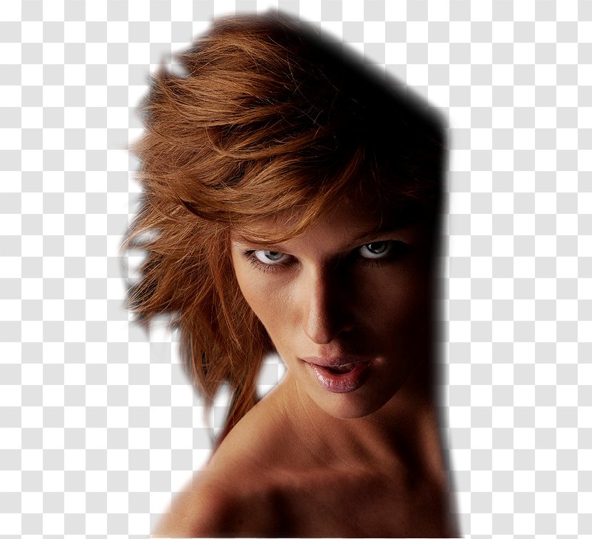 Brown Hair Painting Paper Coloring Bangs - Cartoon Transparent PNG