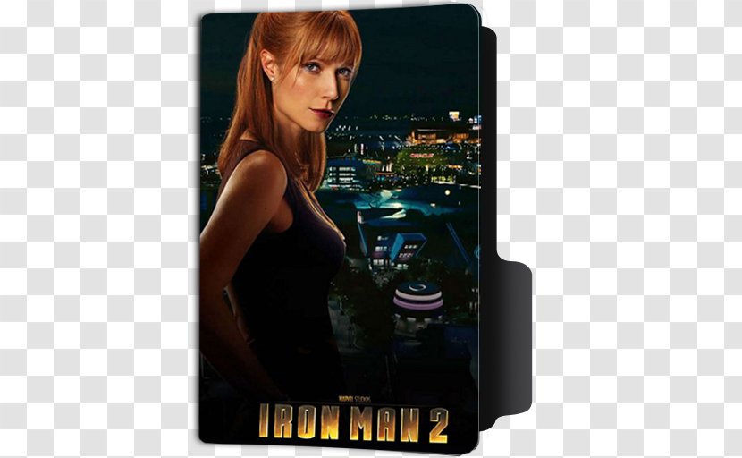 Iron Man 2 Pepper Potts Gwyneth Paltrow Film - Down Transparent PNG