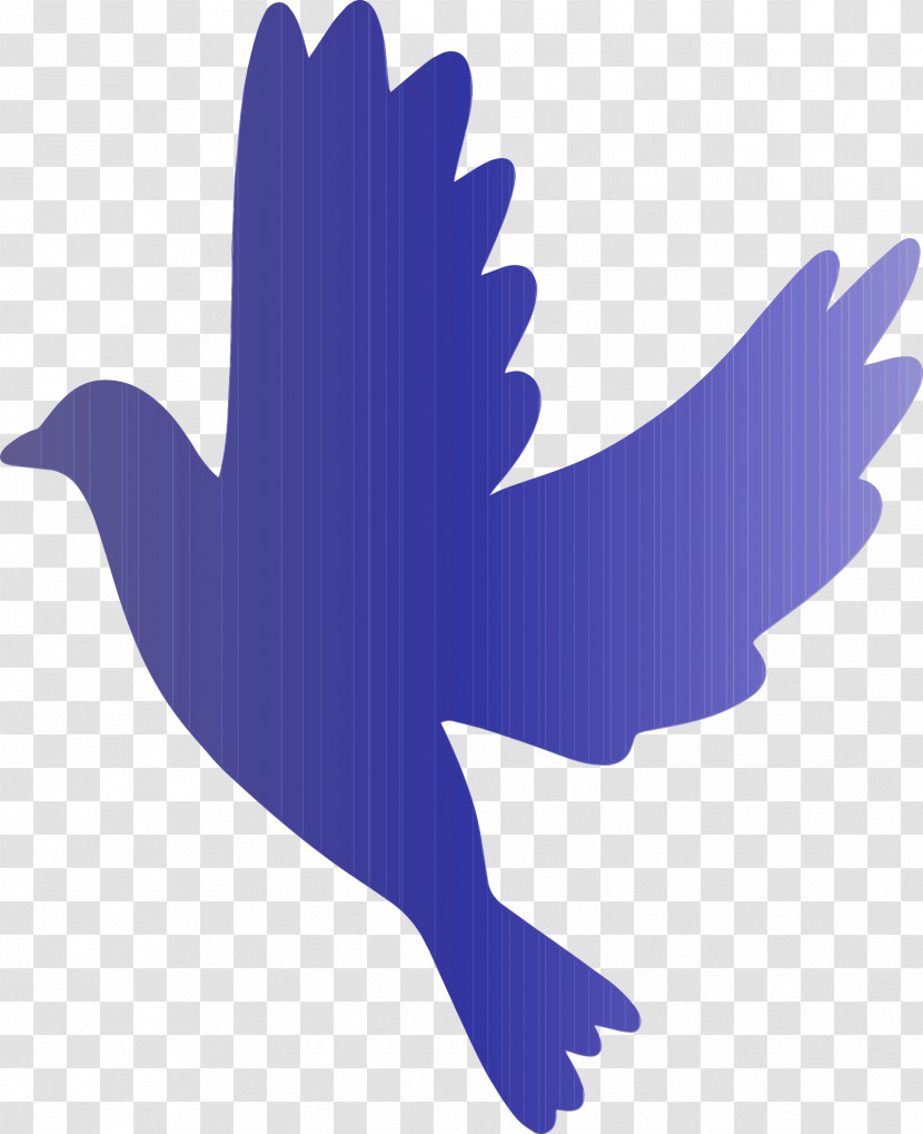 Wing Bird Electric Blue Logo Perching Bird Transparent PNG