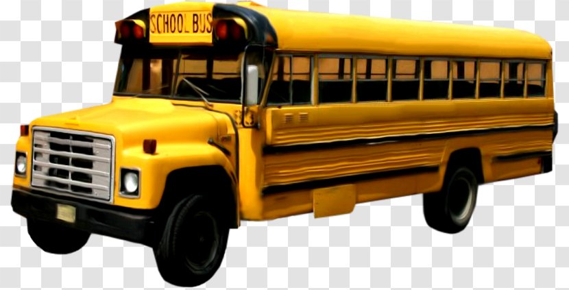 School Bus Car - Model Transparent PNG