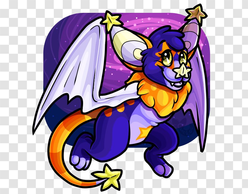 Cartoon Clip Art - Purple - Mythical Creature Transparent PNG