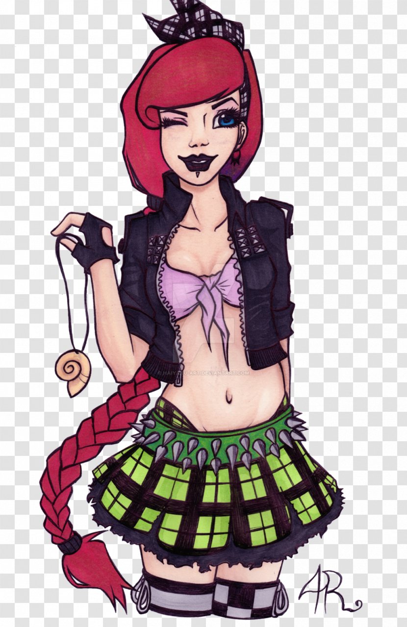 Ariel Art Jessica Rabbit Drawing Character - Cartoon - Punk Transparent PNG