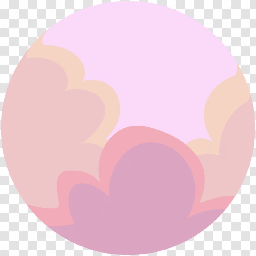 Circle Petal Purple Pink M Peach - Flying Clouds Transparent PNG