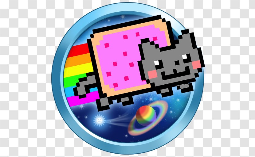 Nyan Cat: Lost In Space Flappy Cat Rainbow Runner Transparent PNG