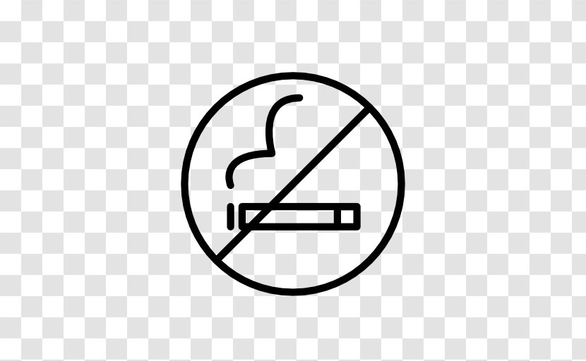 Smoking Ban Tobacco Cessation - Black And White - No Transparent PNG