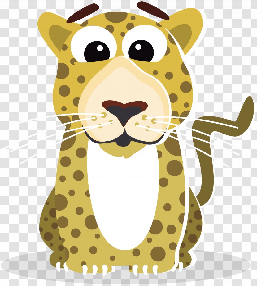 Leopard Cartoon Puzzles: Wild Animals Clip Art - Vexel - Adidas Superstar Illustration Transparent PNG