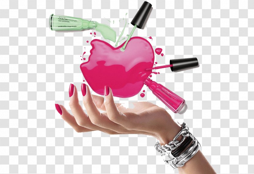 Sunscreen Advertising Agency Avon Products Campaign - Nail Polish - Holding Apple Transparent PNG