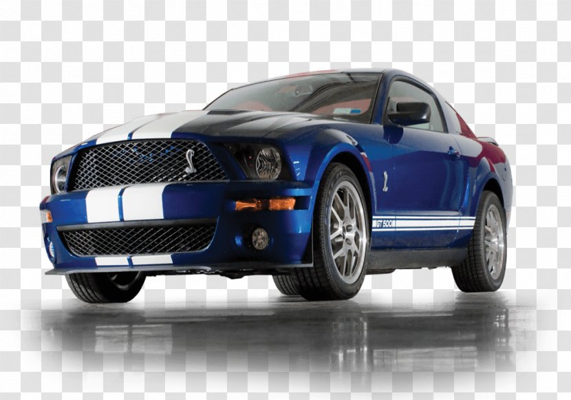 Ford Mustang Shelby Sports Car - Hood Transparent PNG