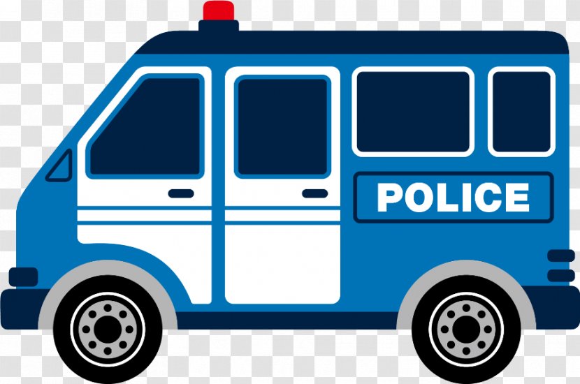 Police Car Compact Van Transparent PNG
