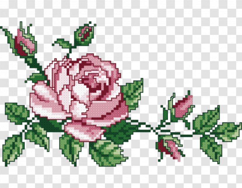 The Sims 4 Cross-stitch Hardanger Embroidery - Flower - Rose Family Transparent PNG