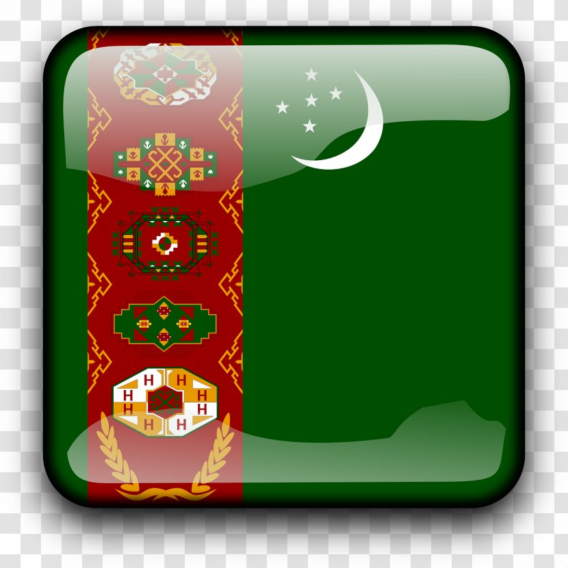 Flag Of Turkmenistan National Image Transparent PNG