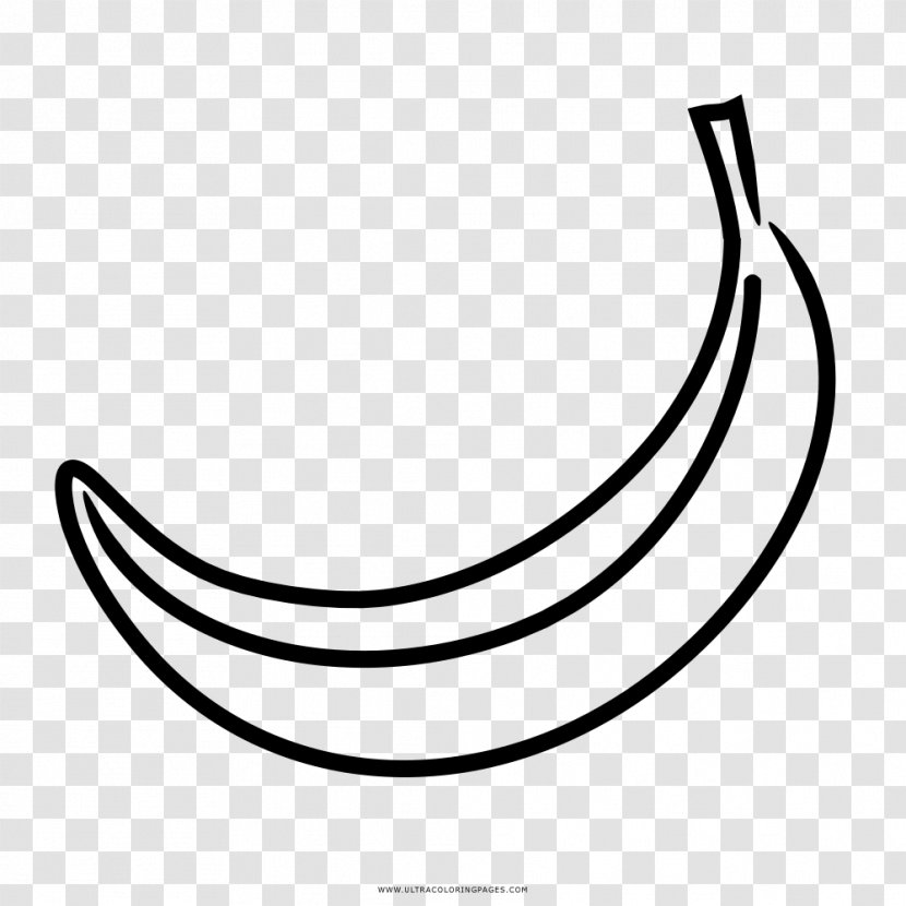 Coloring Book Drawing Banana Ausmalbild - Zeitgenosse Transparent PNG