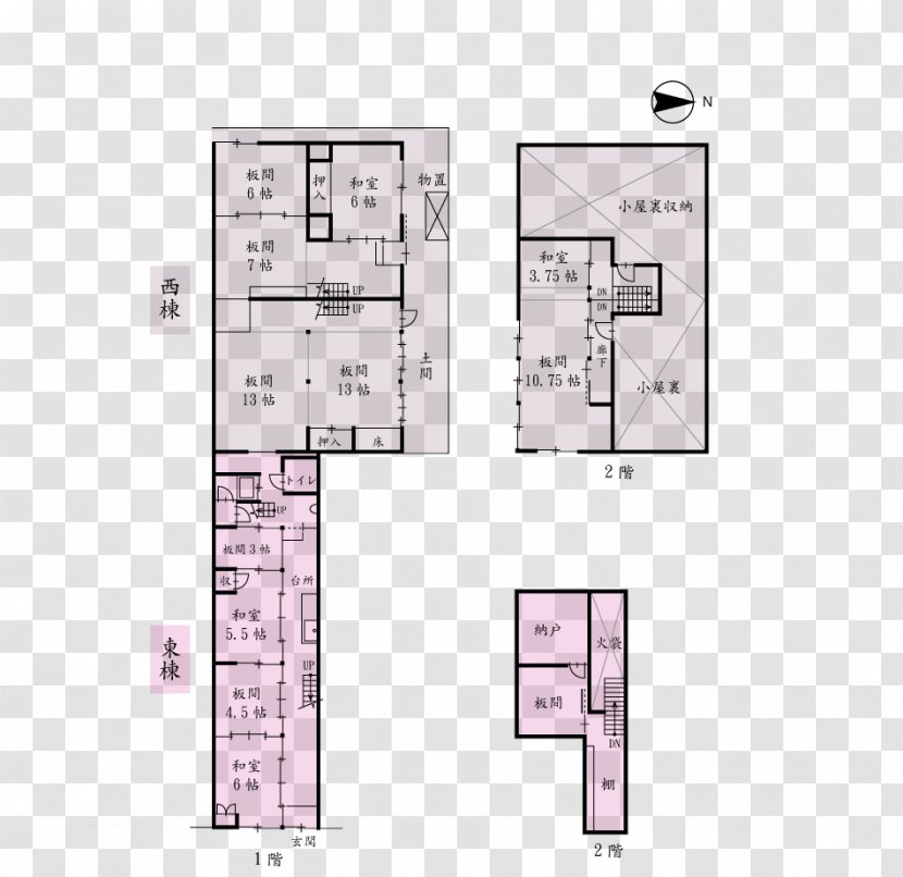 Floor Plan Architecture House - Contract Of Sale - Kyoto Horikawa Inn Transparent PNG
