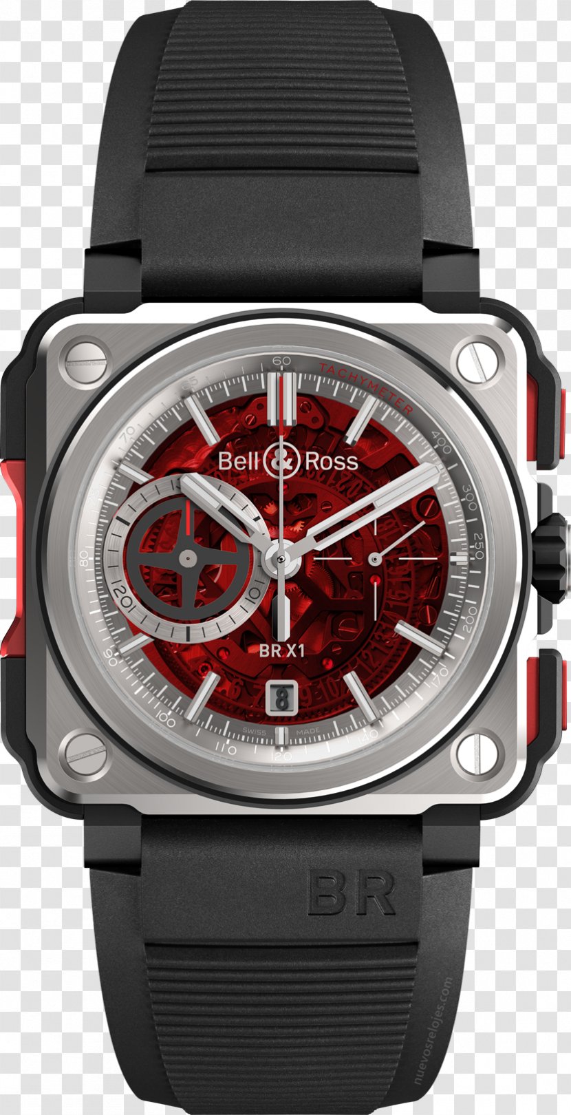 Chronograph Automatic Watch Bell & Ross, Inc. - Strap Transparent PNG