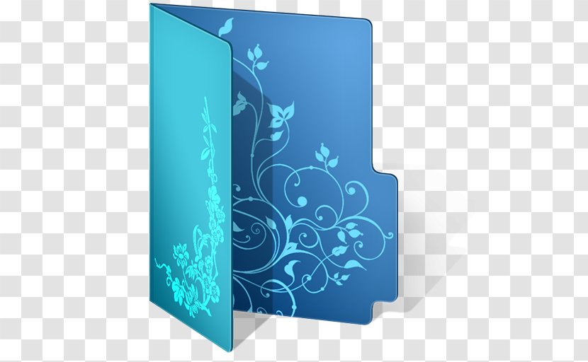 Computer File Directory Image - Turquoise - Infinite Transparent PNG