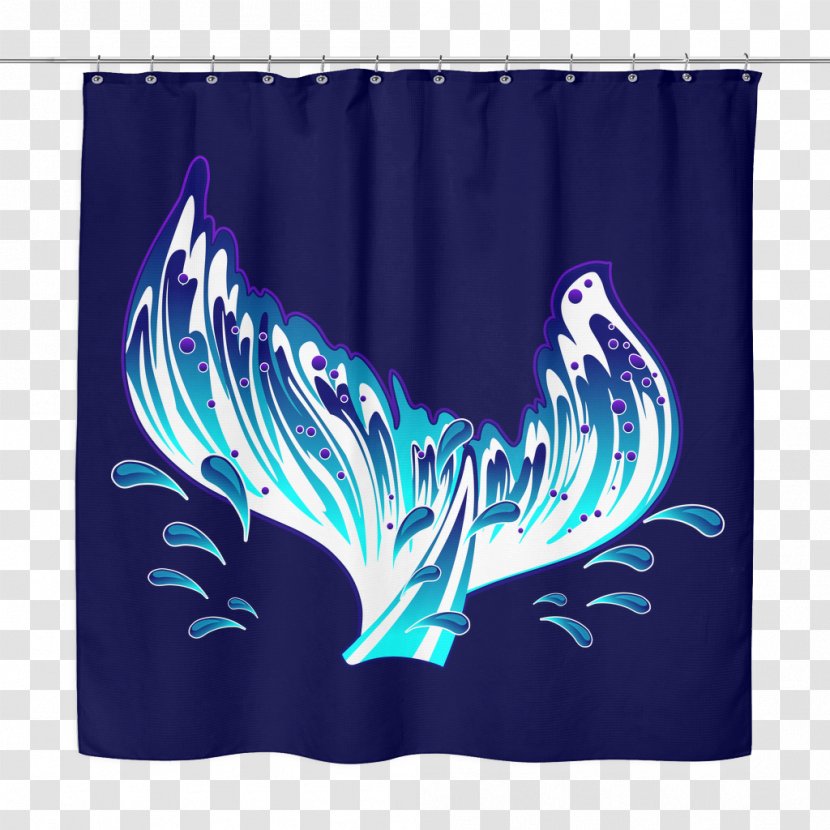 A Mermaid Textile Curtain Douchegordijn - Pillow Transparent PNG