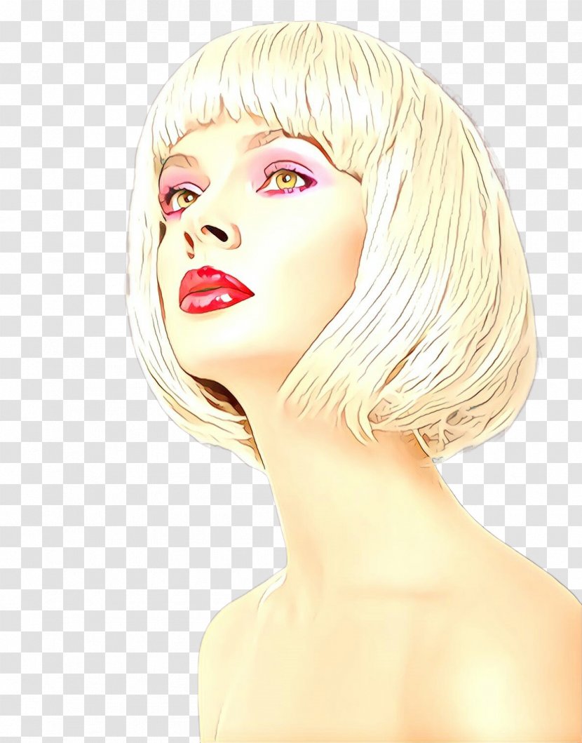 Hair Face Blond Chin Skin - Lip - Head Nose Transparent PNG