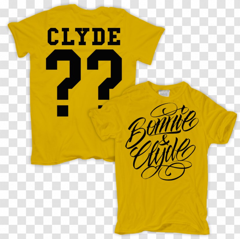 T-shirt Sports Fan Jersey Bonnie And Clyde Sleeve Jumper - Personal Items Transparent PNG