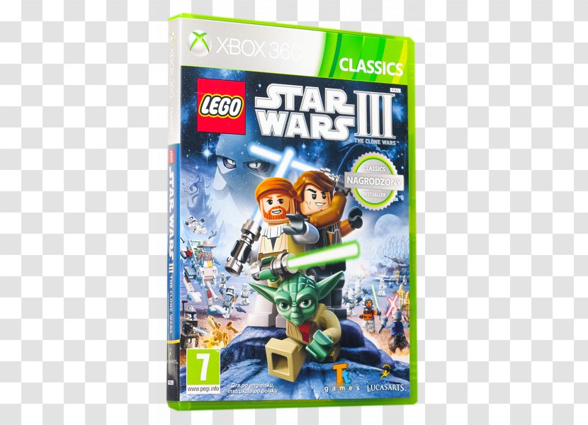 Lego Star Wars III: The Clone Wars: Video Game Complete Saga Xbox 360 II: Original Trilogy Transparent PNG