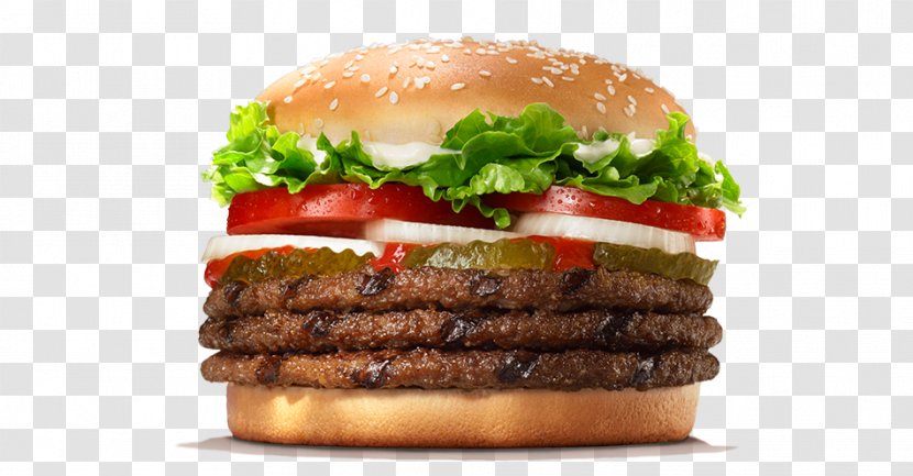 Whopper Hamburger Burger King Fast Food Chicken Sandwich - Cheeseburger Transparent PNG