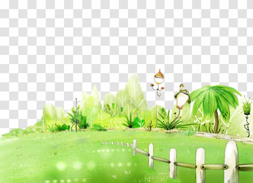 Green Nature Vegetation Natural Landscape Grass - Water - Family Tree Transparent PNG