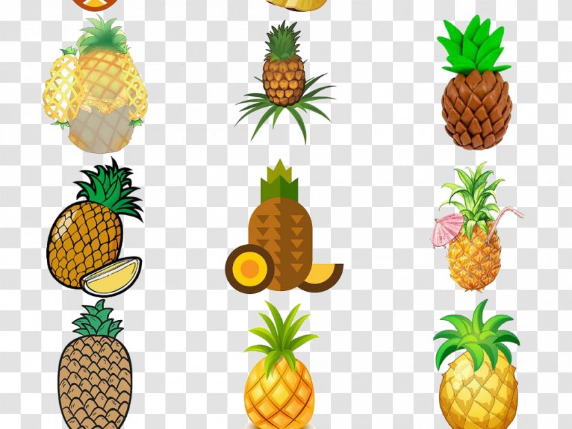 Pineapple Fruit - Plant - Fresh Transparent PNG