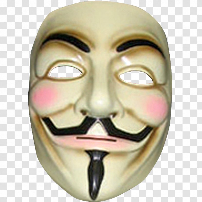 Guy Fawkes Mask V For Vendetta Amazon.com - Ruby - Anonymous Transparent Images Transparent PNG