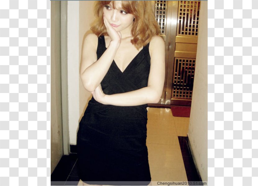 Little Black Dress Waist Photo Shoot Gown - Silhouette Transparent PNG