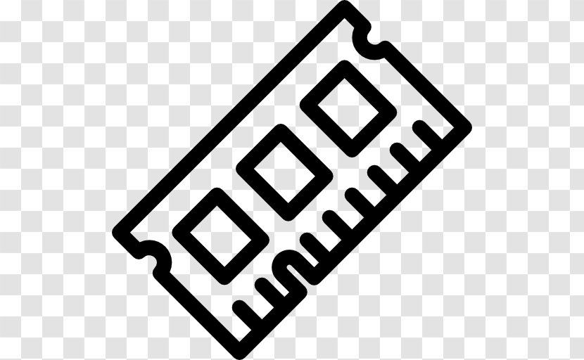 Computer Ram - Brand - Black And White Transparent PNG
