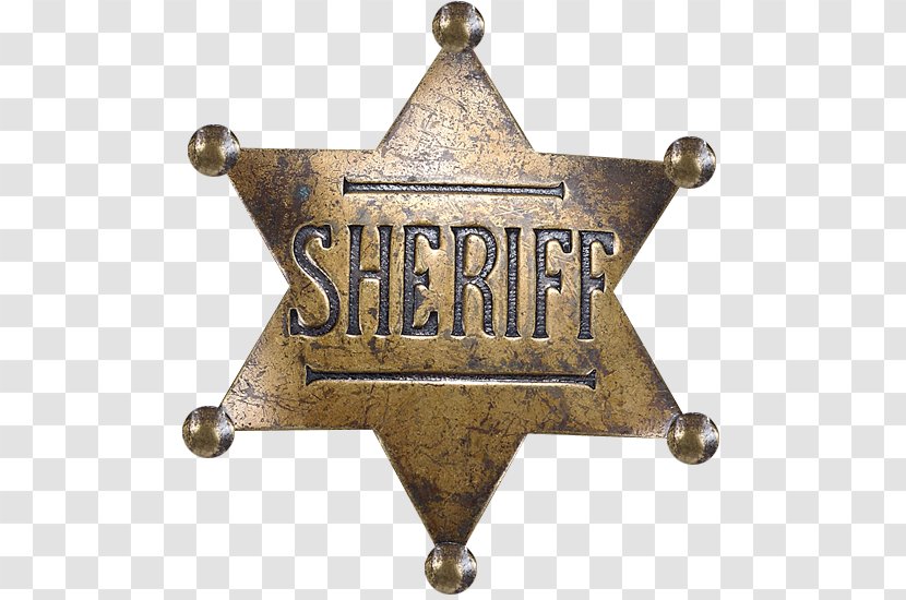 American Frontier United States Sheriff Badge Law Enforcement Officer Transparent PNG