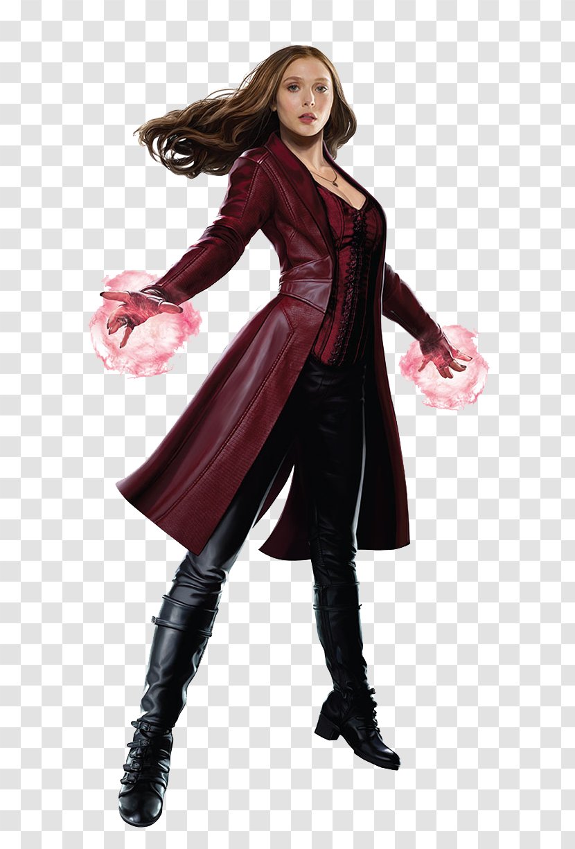 Wanda Maximoff Captain America Quicksilver Rogue Marvel Cinematic Universe - Watercolor - Scarlet Witch Transparent Picture Transparent PNG