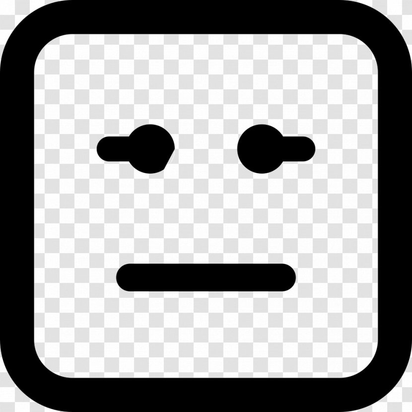 Emoticon Download - Black And White Transparent PNG