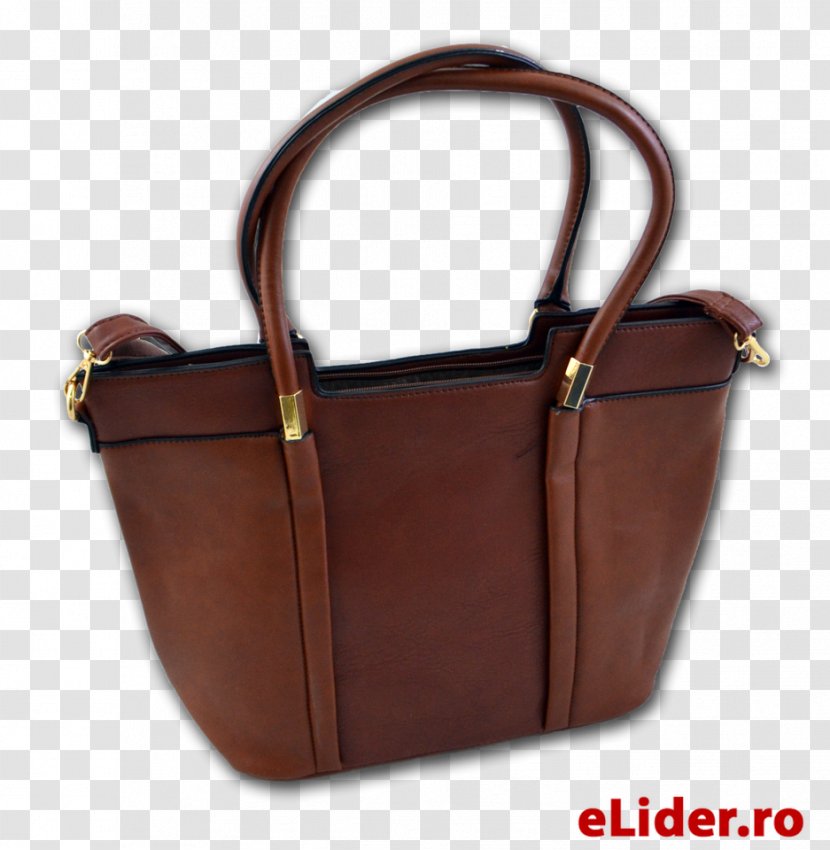 Tote Bag Leather Brown Caramel Color - Shoulder Transparent PNG