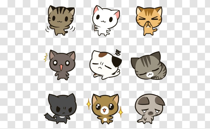 Whiskers Kitten Cat Pug Telegram - Head Transparent PNG