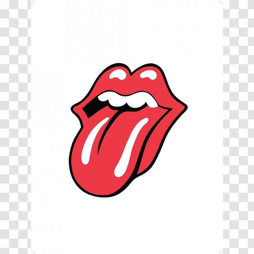 The Rolling Stones Tongue Poster On Air Sticky Fingers - Cartoon Transparent PNG