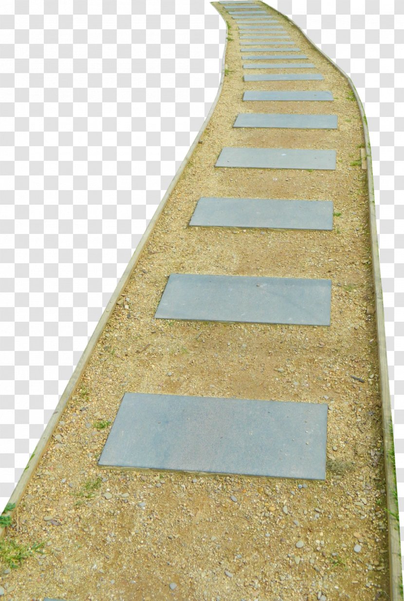 Angle - Grass - Pebble Pathway Transparent PNG