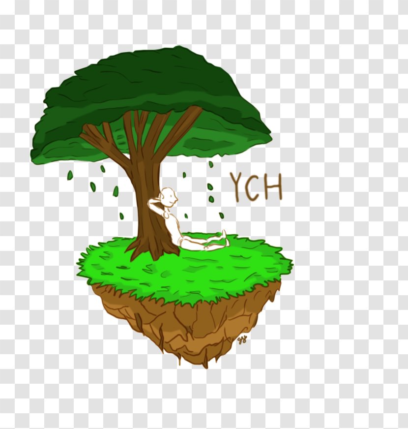 Graphics Flowerpot Leaf - Tree - Float Island Transparent PNG