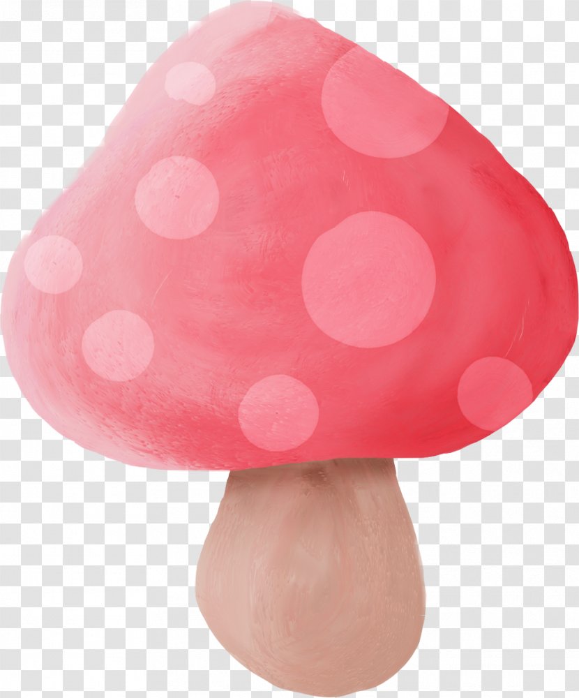 Mushroom Computer File - Drawing - Hand-painted Pink Mushrooms Transparent PNG