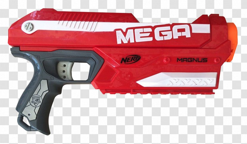 NERF N-Strike Elite Mega Magnus Blaster Nerf - Gun - Toy Transparent PNG
