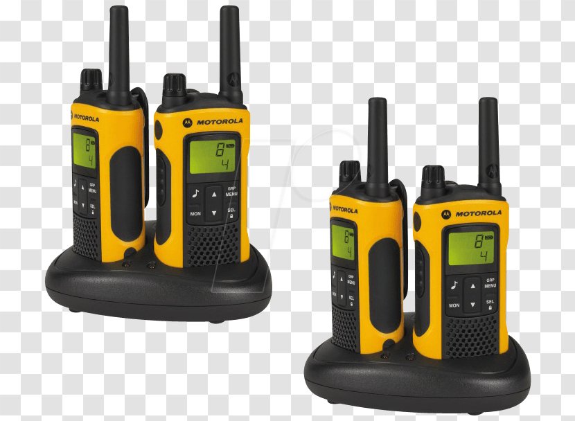 Two-way Radio Motorola TLKR T80 Walkie Talkie Walkie-talkie PMR446 Extreme Quad - Walkietalkie - Telephony Transparent PNG