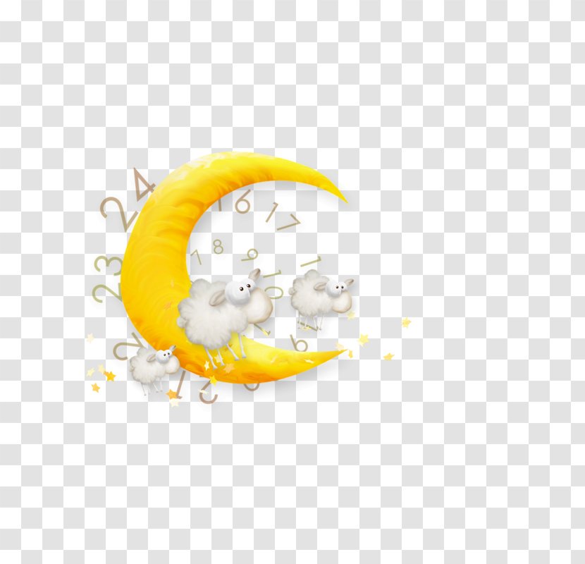 Adobe Photoshop Image Design Art - Cartoon - Crescent Moon Transparent PNG